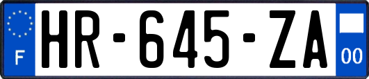 HR-645-ZA
