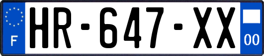 HR-647-XX