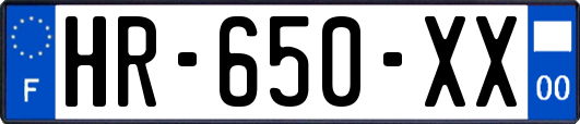 HR-650-XX