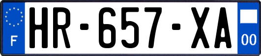 HR-657-XA