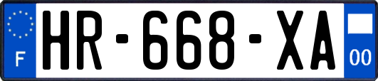 HR-668-XA