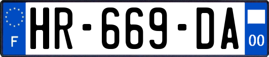 HR-669-DA