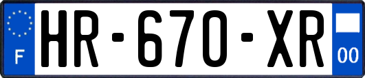 HR-670-XR
