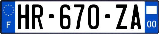 HR-670-ZA