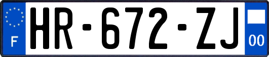 HR-672-ZJ