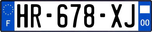 HR-678-XJ