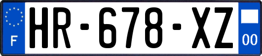 HR-678-XZ