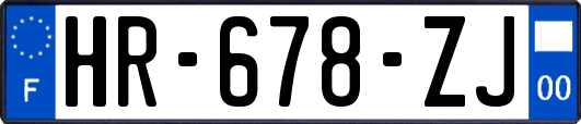 HR-678-ZJ