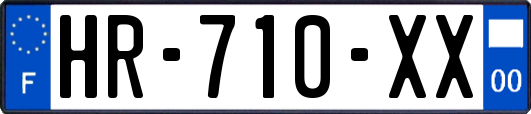 HR-710-XX