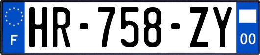 HR-758-ZY