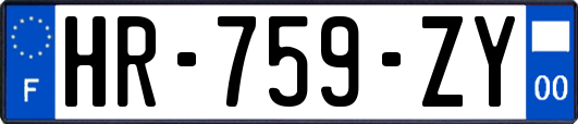 HR-759-ZY