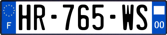 HR-765-WS