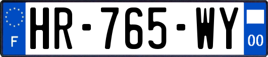 HR-765-WY