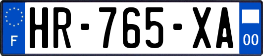 HR-765-XA