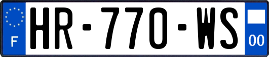 HR-770-WS