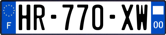 HR-770-XW