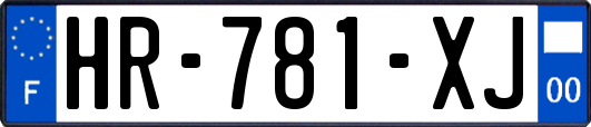 HR-781-XJ