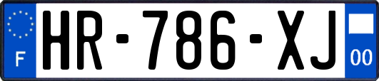 HR-786-XJ