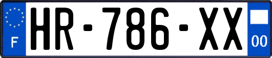 HR-786-XX