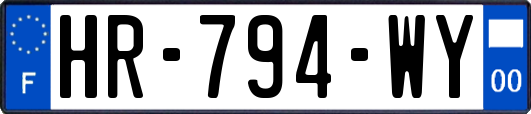 HR-794-WY