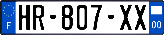 HR-807-XX