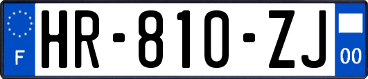 HR-810-ZJ