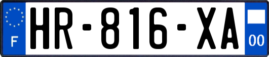 HR-816-XA