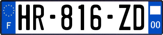 HR-816-ZD