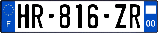 HR-816-ZR