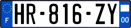 HR-816-ZY