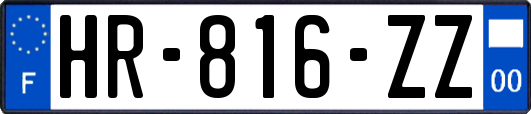 HR-816-ZZ