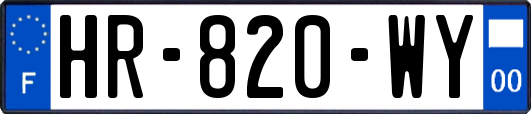 HR-820-WY