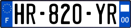 HR-820-YR