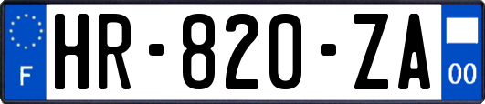 HR-820-ZA