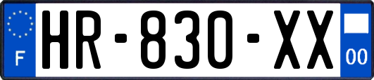 HR-830-XX