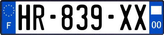 HR-839-XX