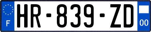 HR-839-ZD