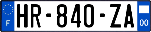 HR-840-ZA