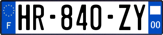 HR-840-ZY