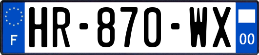 HR-870-WX