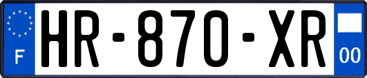 HR-870-XR
