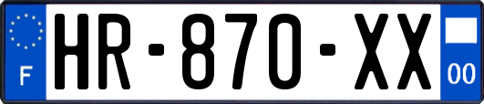 HR-870-XX