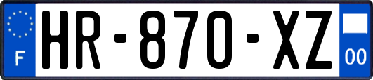 HR-870-XZ