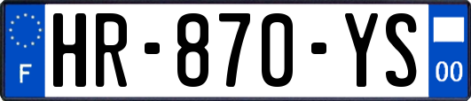 HR-870-YS