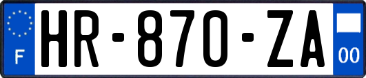 HR-870-ZA