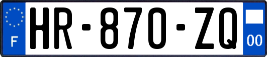 HR-870-ZQ