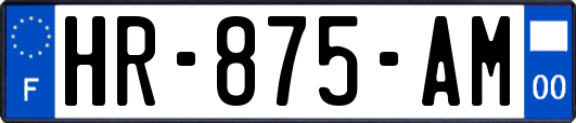HR-875-AM