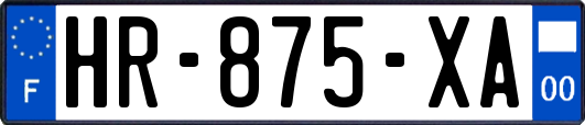 HR-875-XA