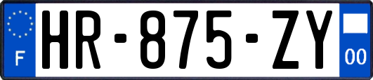HR-875-ZY