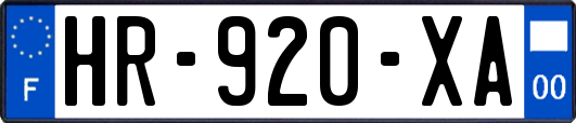 HR-920-XA